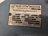 Slo Syn X1500 AC Motor 72RPM 1PH 120V 1500 Torque oz-In 60Hz T-173387