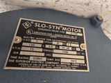 Slo Syn X1500 AC Motor 72RPM 1PH 120V 1500 Torque oz-In R918658