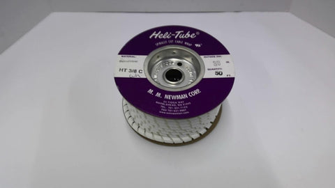 Heli-Tube HT 3/8 C Polyethene Spirally-Cut Cable Wrap 50 Feet