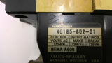 Allen Bradley 509-500-EOD Size 4 Starter 100 HP 460 Volt 115-120 V Coil