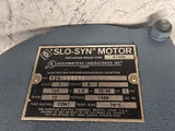 Slo Syn X1500 AC Motor 72RPM 1PH 120V 1500 Torque oz-In FU-422201