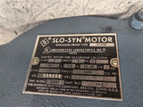 Slo Syn X1500 AC Motor 72RPM 1PH 120V 1500 Torque oz-In T-556352