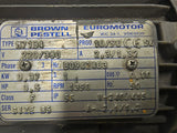Brown Pestel M71B4 .37kW AC Motor 1800RPM 4P 3PH 71B 220/380V TEFC 60HZ