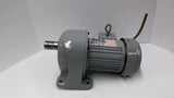Nissei UG3LB-28-160-T020A GTR Induction Motor 1700 RPM 3 Phase 1P40 160:1 Ratio