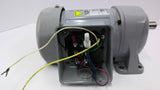 Nissei 63L18N10-MM01TNNTB2 0.1kW GTR Induction Motor 10:1 Ratio 1710 RPM 3 Phase