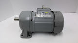 Nissei 63L18N10-MM01TNNTB2 0.1kW GTR Induction Motor 10:1 Ratio 1710 RPM 3 Phase