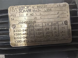 Leroy Somer 89G181 .90kW Gear Motor 1800RPM 4P 3PH 220-240/380-415V