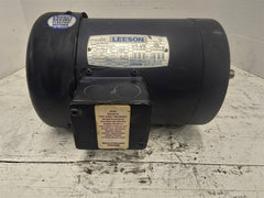 Leeson 110163.00 1/2HP AC Motor 1200RPM 6P 3PH E56C 208-230/460V TEFC 60Hz