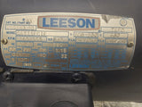 Leeson 110163.00 1/2HP AC Motor 1200RPM 6P 3PH E56C 208-230/460V TEFC 60Hz