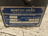 Boston Gear F721-40-B5-G .62 HP Gear Reducer 40:1 Ratio 670 Torque