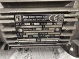 MGM BA80B4 .9kW AC Motor 1800RPM 4P 3PH 71 277/480V 60Hz .13V Brake