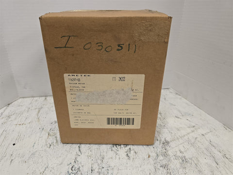 AMETEK 116297-00 20203 Vacuum Motor 120V 1 Stage