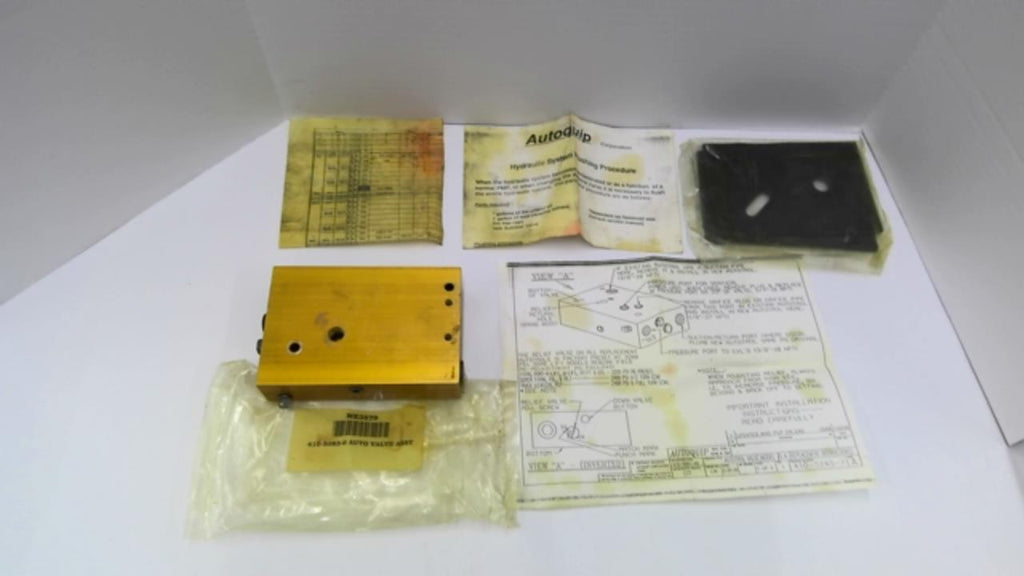 Autoquip 410-5083-0 Auto Valve Assembly