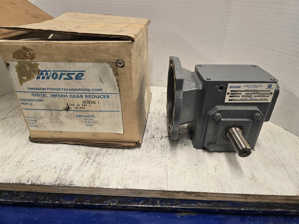Morse FI18-15-56C-L .99HP Gear Reducer 15:1 Ratio 462 Torque