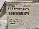 Boston F721-40-B5-G .680 HP Gear Reducer 40:1 Ratio 737 Torque