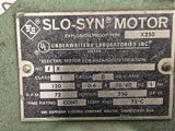 Slo-Syn X250 FX186321 AC Motor 72RPM 1PH 120V 50/60Hz 250OZ/IN Torque