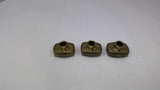 Brass T-Nut Overall Length-2 3/4" Overall Width-1 1/4" ID-1/2" Lot Of 3