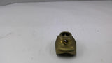 Brass T-Nut Overall Length-2 3/4" Overall Width-1 1/4" ID-1/2" Lot Of 3
