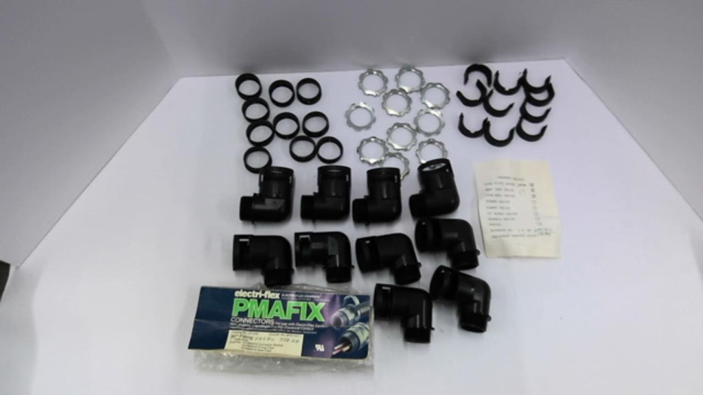 Electri-Flex CF-32S 90 Degree 1" Fitting W/ Bodies, Fixing Clips, Seal Cap