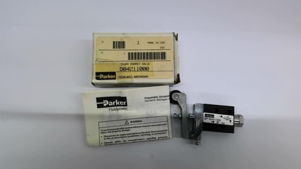 Parker D04211000 3-Way Poppet Valve 150 PSI