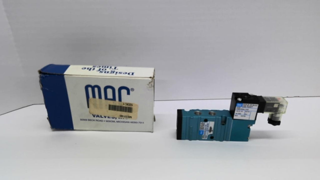 MAC 411A-C0A-DM-DDAJ-1KD Solenoid Valve 20-120 PSI 24 VDC 5.4 Watt