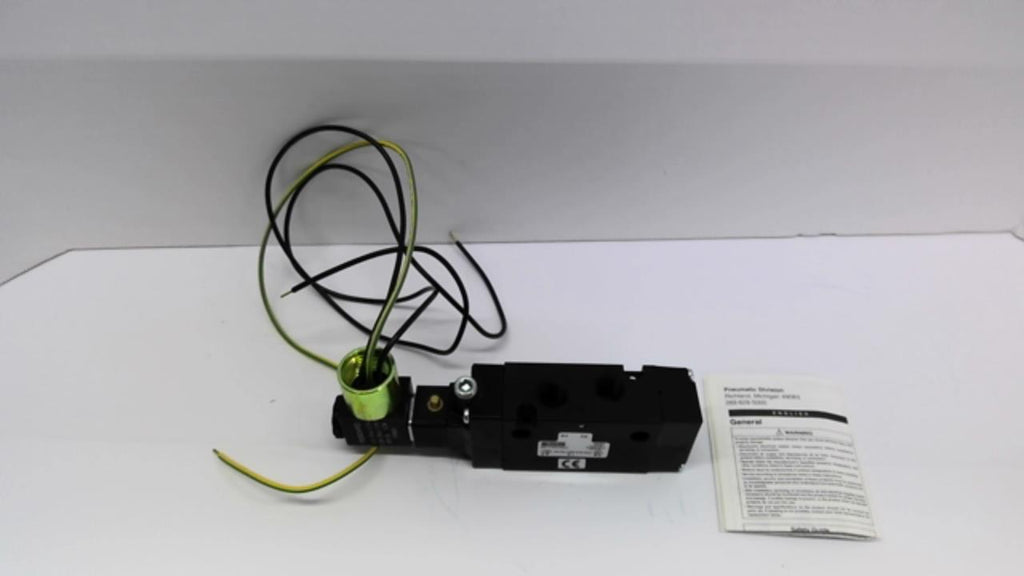 Parker B511ADH53C Solenoid Valve 145 PSI 120 Volt 50/60 Hz 6.3-7.8 Amp 5.3 Watt