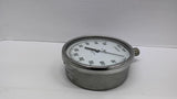 Tel-Tru 6037SS2L1F3M Pressure Gauge 6 1/2" LM 0-500 MMH20