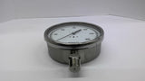 Tel-Tru 6037SS2L1E8M Pressure Gauge 6 1/2" LM 0+300MMH20