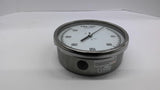 Tel-Tru 6037SS2L1E8M Pressure Gauge 6 1/2" LM 0+300MMH20