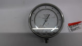 Tel-Tru 6042SS4L1D9A Test Gauge 6 1/4" LM 0+100 PSI