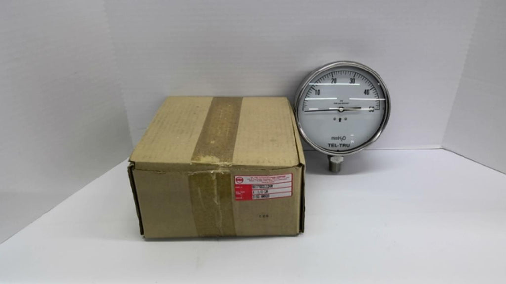 Tel-Tru 6037SS2L1D4M Gauge 6 1/2" LM 0+50 MMH20
