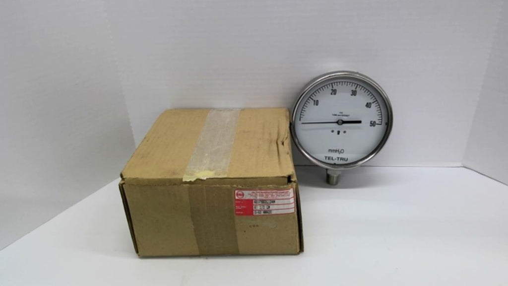 Tel-Tru 6037SSL1D4M Gauge 6 1/2" LM 0+50 MMH20