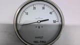 Tel-Tru 6037SSL1D4M Gauge 6 1/2" LM 0+50 MMH20
