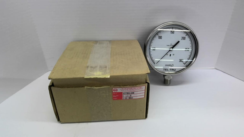 Tel-Tru 6037SS261E8M Gauge 6 1/2" LM 0+300 MMH20