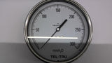 Tel-Tru 6037SS261E8M Gauge 6 1/2" LM 0+300 MMH20