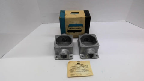 Crouse-Hinds ARRC 33 Condulet Back Box 1" Box of 2