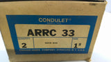 Crouse-Hinds ARRC 33 Condulet Back Box 1" Box of 2