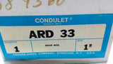Crouse-Hinds ARD 33 Conduit Box 1 "