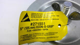 Chernie 271551 Econ-O-Grip End Of Pipe Plug With Wing Nut Head, 5" Lot Of 5