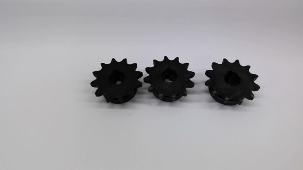 H40B12F-5/8 Sprocket 40 Chain 12 Teeth Lot Of 3