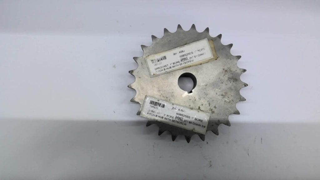 Martin 60B25SS Sprocket 60 Chain 25 Teeth 1" Bore