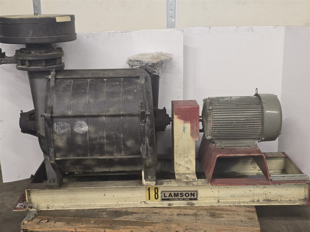 Lamson D6-6-0-AD Blower US 10HP AC Motor 3600RPM 2P 3PH 216T 230/460V TEFC 60Hz