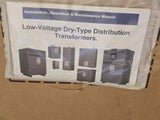 Eaton V24M48T3016 30KVA Transformer 480 Pri 240 Sec 3PH 60Hz