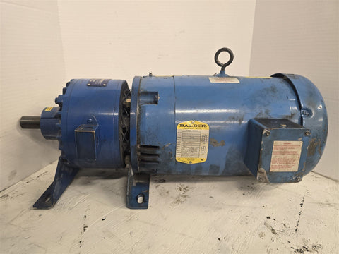 Baldor 37B10X54 7.5HP AC Motor 1800RPM 4P 3PH 213TC 208-230/460V with Clutch