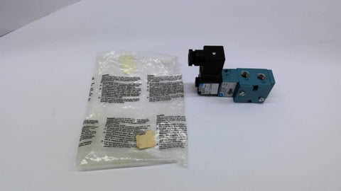 MAC 711C-12PI-501JA Solenoid Valve With PID-501JA 24 VDC 6 Watts 150 PSI W/ Conn