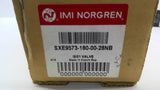 IMI Norgren SXE9573-180-00-28NB Solenoid Valve 110-120 Volts 50/60 Hz 4.8 Watt