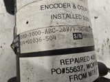 BEI H28D-1000-ABC-28V/V-SC-UL Tachometers 5-28 VDC