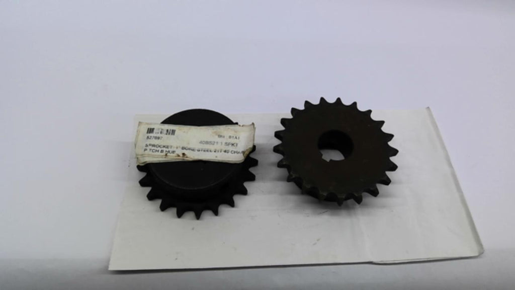 40BS21-1 Sprocket 40 Chain 21 Teeth 1" Bore Lot Of 2