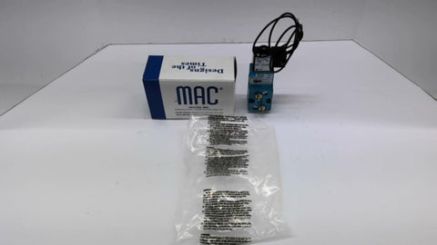 MAC 712C-12-PI-111CA Solenoid Valve 110-120 Volts 50/60 Hz 6.8 Watts