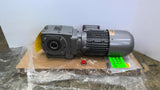 Nord SK02050AZH-80LP/4 CUS TW Z Gear Motor 1 HP 230/460 Volts 19.42:1 Ratio